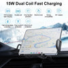 Wireless Charger for Samsung Dual Coil Fold Screen Screen Car Fast Charging Station For Samsung Galaxy Z Fold Flip 6 5 4