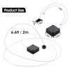 6.5Ft Remote Control Tether Telescopic Security Cable Retractable Safety Lock Remote Control Holder Lock Anti Theft Anti