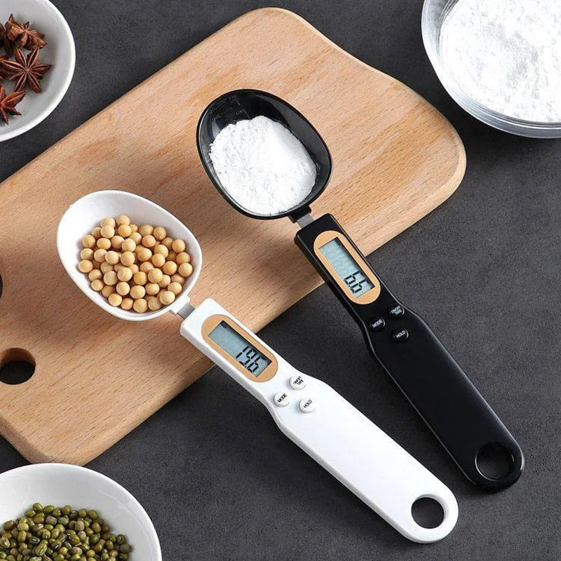 Mini Spoon Scale Digital Kitchen Scale Electronic LCD Food Scale 0.1-500g Cooking Flour Milk Coffee Powder Weight Measur
