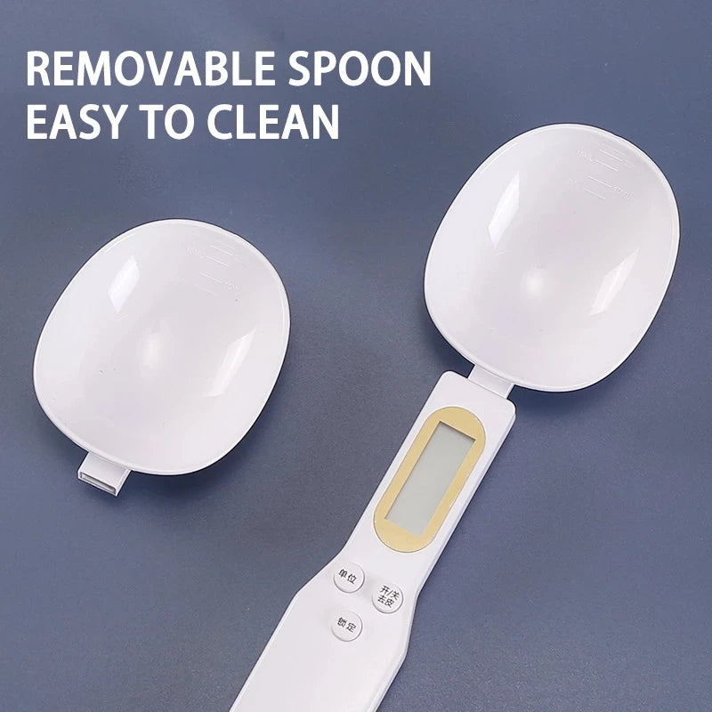 Mini Spoon Scale Digital Kitchen Scale Electronic LCD Food Scale 0.1-500g Cooking Flour Milk Coffee Powder Weight Measur